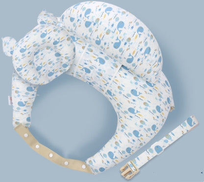 👶💖 Oreiller d'allaitement confort ultime – réglable, multifonctionnel et lavable.