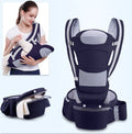 6 in 1 Breathable Multifunction Ergo 360 Baby Carrier for Newborn to Toddler - Cute Cubs