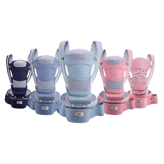 6 in 1 Breathable Multifunction Ergo 360 Baby Carrier for Newborn to Toddler - Cute Cubs