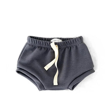 unisex baby shorts in dark grey colour