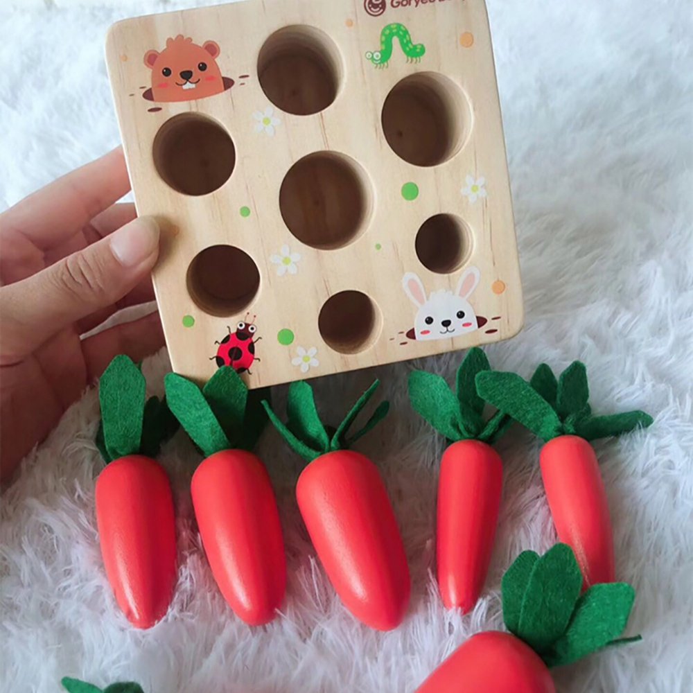 Carrot Harvest Educational Toy - Cute Cubs